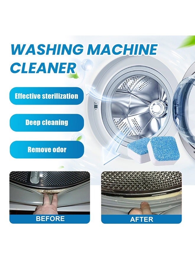 12PCS Washing Machine Cleaner Effervescent Tablets, Washing Machine Cleaner Descaling Agent, Deep Cleaning Tablets, Suitable for Washing Machine Cleaning，Sterilization，Dirt removal - Image 2