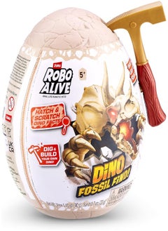 ZURU ZURU S001-Robo Alive Dino Fossil Find-Series 1 Mini Surprise Egg for Kids, Multicolor - Assorted  - Image 3