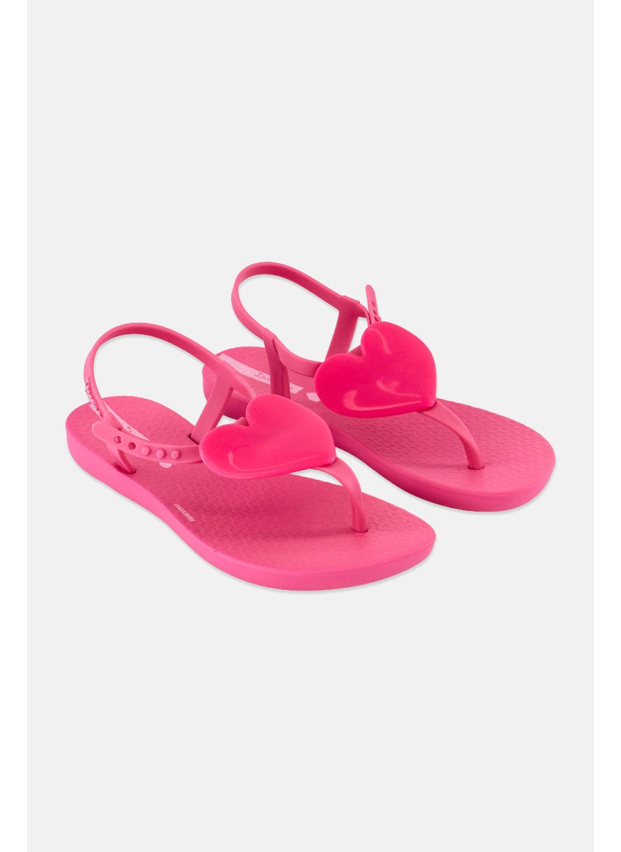 Ipanema Kids Girl Fashion Snap Slippers, Pink  - Image 1