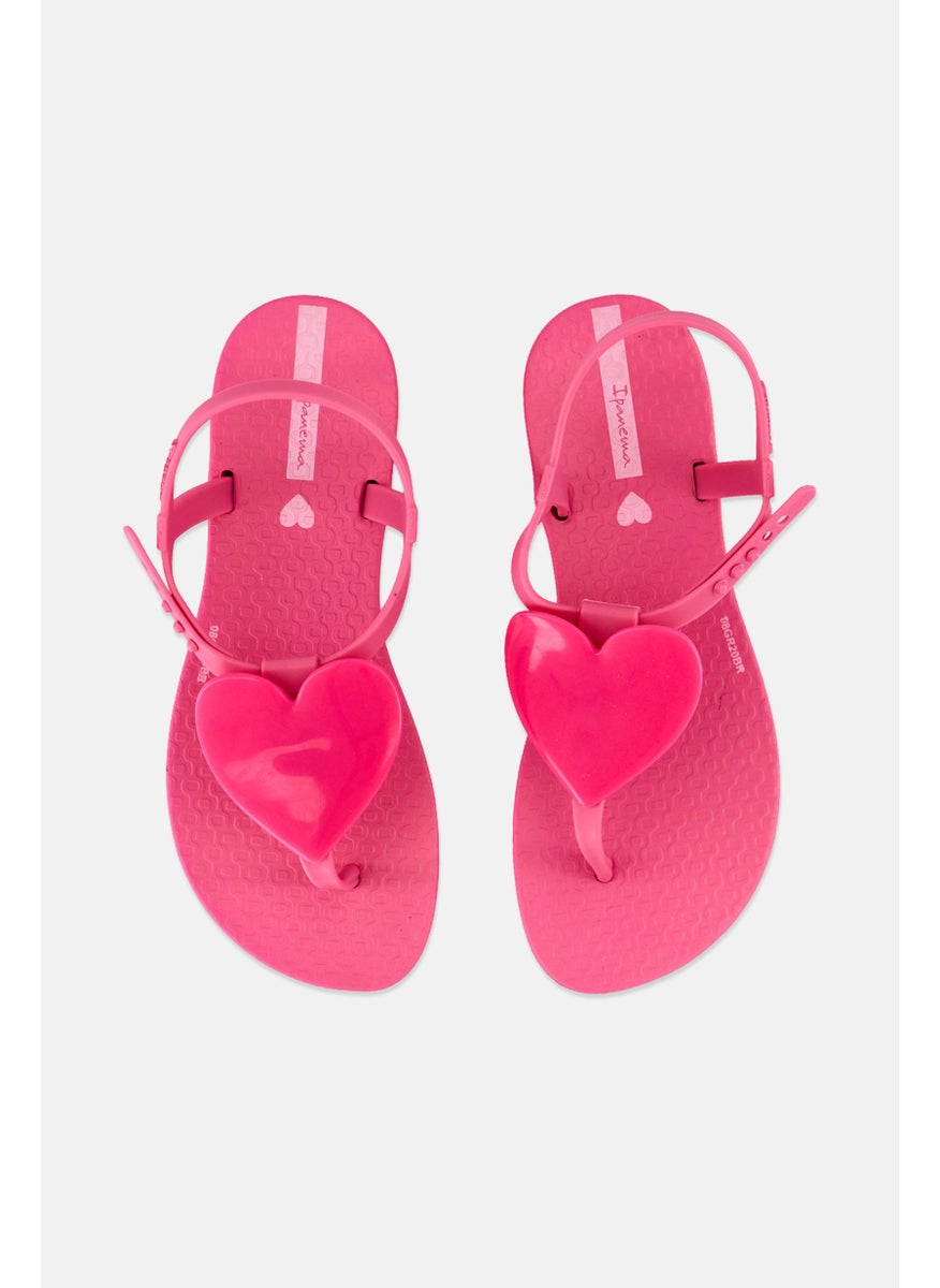 Ipanema Kids Girl Fashion Snap Slippers, Pink  - Image 3