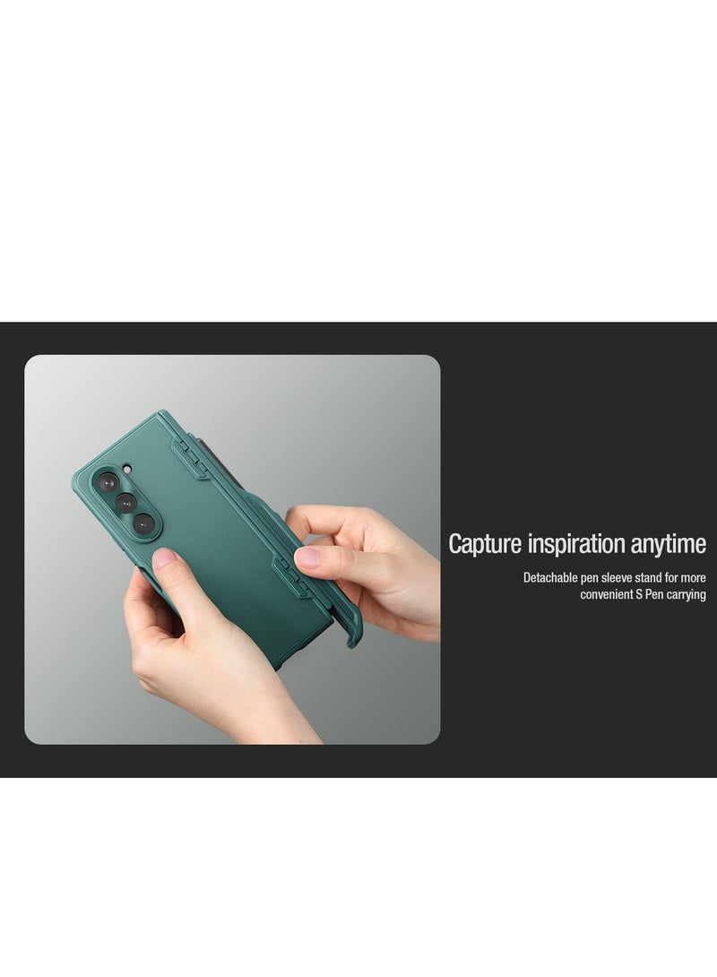 Nillkin Samsung Galaxy Z Fold 4 Nillkin Super Frosted Shield Fold Bracket version Matte cover case black color - Image 5