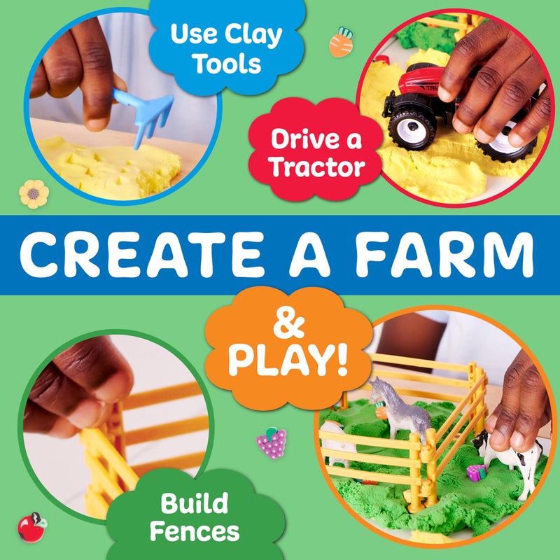 Creativity for Kids Sensory Pack: Farm, Sensory Toys for Toddlers 3-4+, Pretend Play Farm Animals Toys, Toddler Travel Activities - Image 4