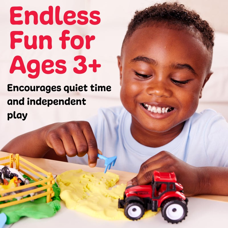 Creativity for Kids Sensory Pack: Farm, Sensory Toys for Toddlers 3-4+, Pretend Play Farm Animals Toys, Toddler Travel Activities - Image 5