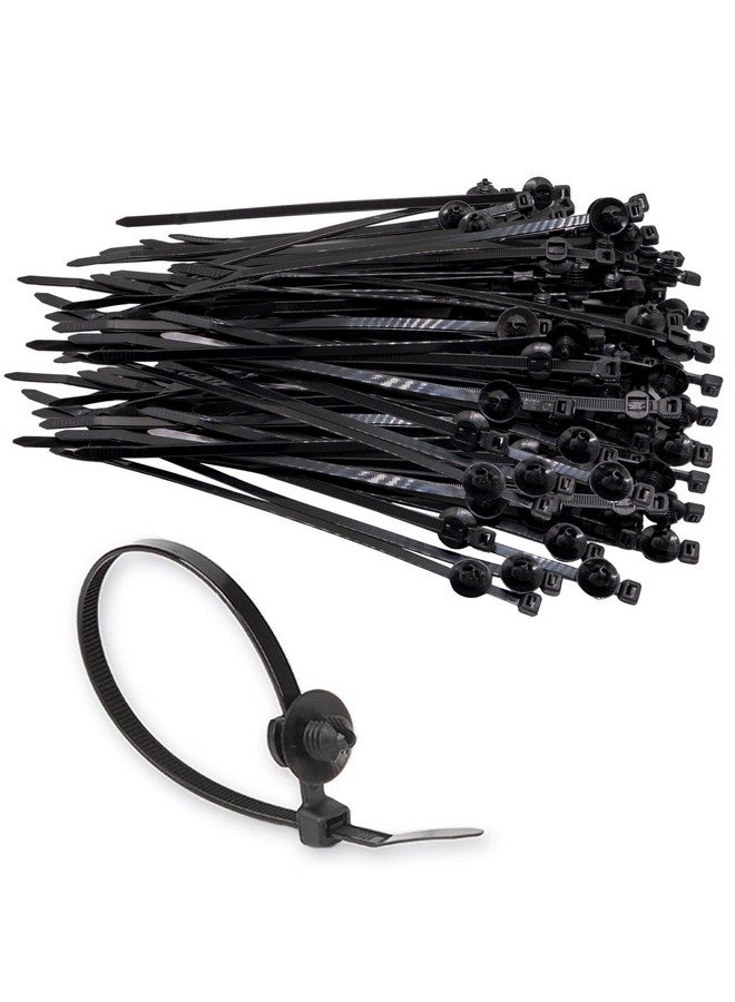 BENLIUDH Fir Tree Nylon Push Mount Cable Zip Ties 8 inch, Multipurpose Tie Wire Clip Holder Adjustable Self Locking Cable Ties (20 pack) - Image 1