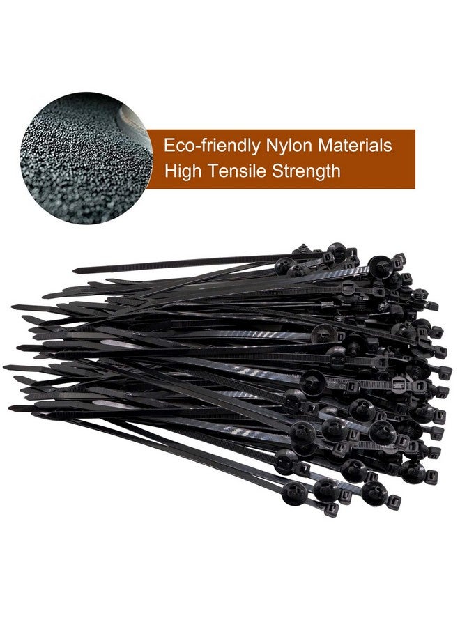 BENLIUDH Fir Tree Nylon Push Mount Cable Zip Ties 8 inch, Multipurpose Tie Wire Clip Holder Adjustable Self Locking Cable Ties (20 pack) - Image 5