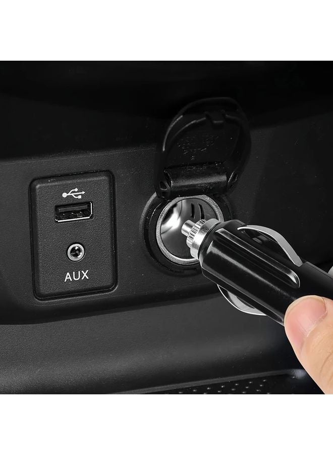 2pcs Male 15A Car Plug Socket with Fuse LED Lighter - Image 3