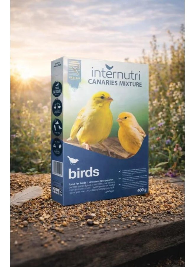 Canary Bird Food Mix – Complete Seed Blend for Canaries – Natural and Balanced Nutrition – Bird Food – 400g