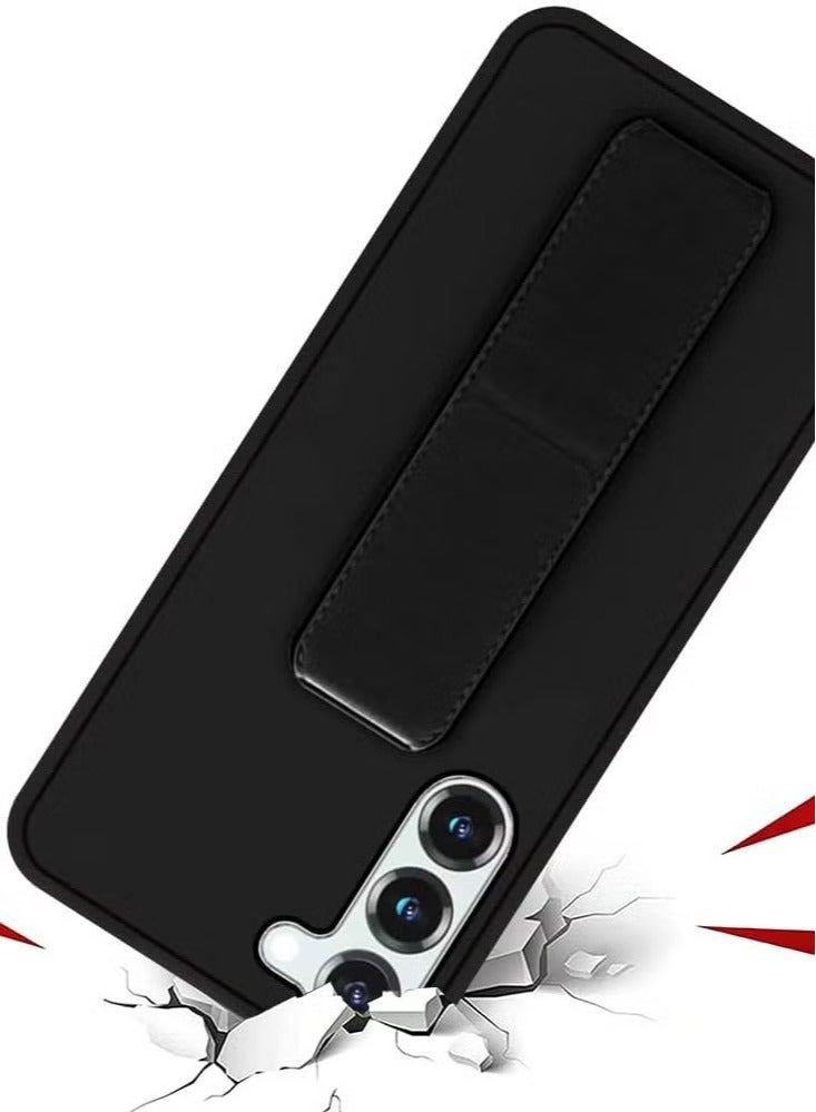 JAJEEK Samsung Galaxy S24 FE Case Cover – Magnetic Car Holder, Silicone Grip, Horizontal & Vertical Kickstand, Wrist Strap, Full Protection Case for Galaxy S24 FE - Image 5