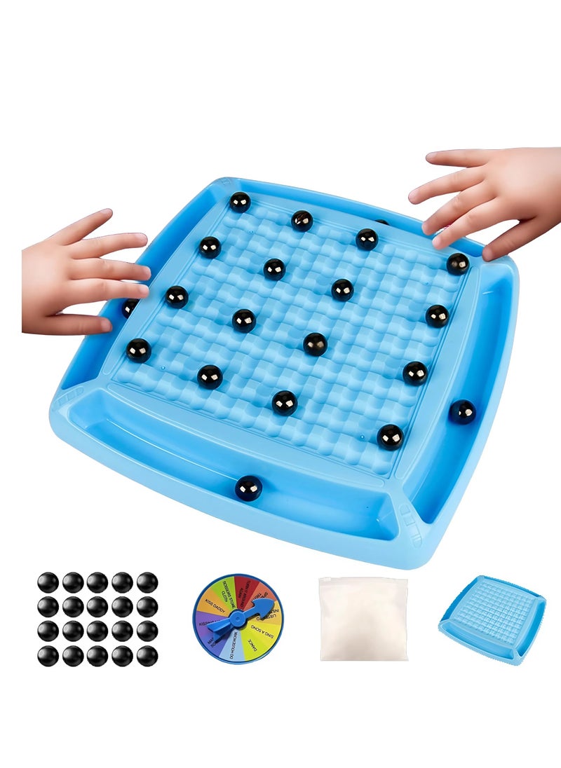 Generic Magnetic chess game, new multiplayer magnetic chess games with stones, fun family magnetic game set for tabletop - portable chess board for kids and adults 32 pieces  - Image 3