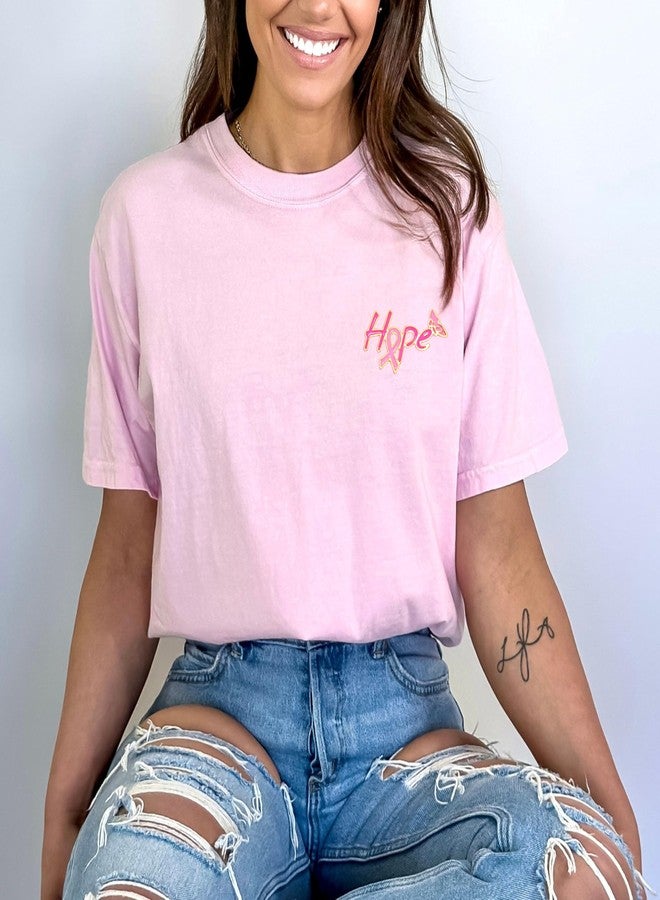 CEALXHENY Breast Cancer Awareness Pins Bulk Pink Ribbon Brooches for Women Faith Hope Lapel Pins Breast Cancer Awareness Jewelry Accessories Decorations Charity Public Fundraiser Supplies (Style D) - Image 2