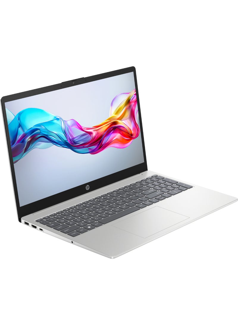 HP 15-fd1003ne Laptop With 15.6-Inch Display, Core Ultra 5-125H Processor/16GB RAM/512GB SSD/Intel Arc Graphics/Windows 11 Home English/Arabic Natural silver - Image 3
