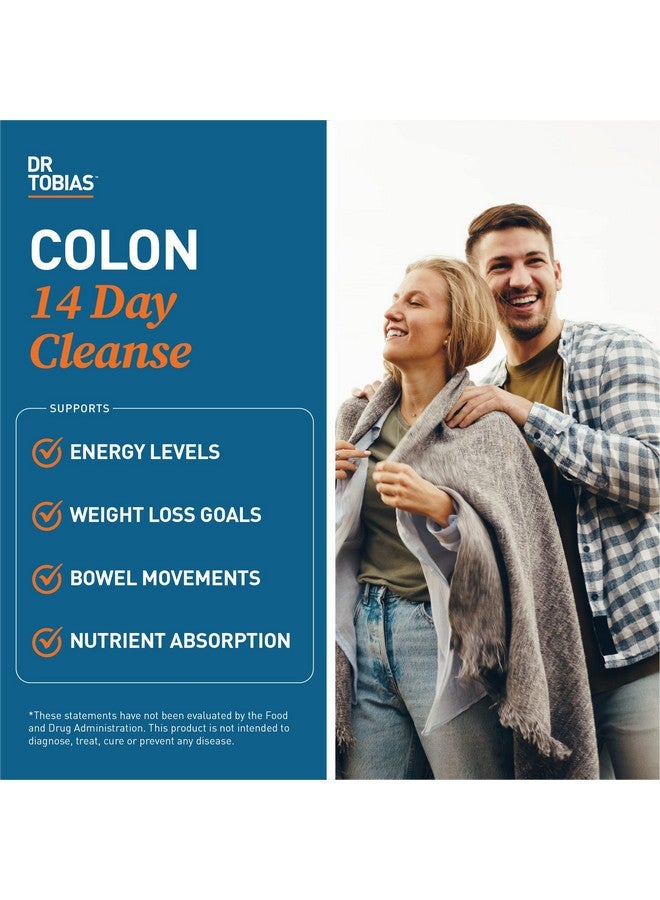 Dr. Tobias Dr. Tobias Colon 14 Day Cleanse, Advanced Gut Cleanse Detox for Women & Men with Cascara Sagrada, Psyllium Husk, Senna Leaf & Probiotics, Non-GMO Colon Cleanse, 3 Bottles of 28 Capsules (1-2 Daily)  - Image 3