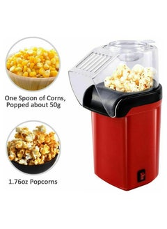 HEROCKX Hot Air Popcorn Machine 1200w, Quick To Complete Healthy Food In 2-3 Minutes 1.8 L 1200.0 W JYDQ-01H Red  - Image 2