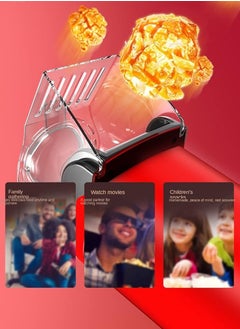 HEROCKX Hot Air Popcorn Machine 1200w, Quick To Complete Healthy Food In 2-3 Minutes 1.8 L 1200.0 W JYDQ-01H Red  - Image 3
