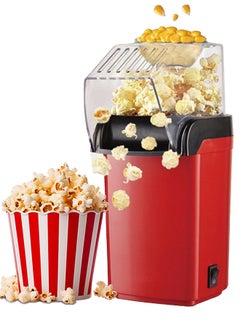 HEROCKX Hot Air Popcorn Machine 1200w, Quick To Complete Healthy Food In 2-3 Minutes 1.8 L 1200.0 W JYDQ-01H Red  - Image 1