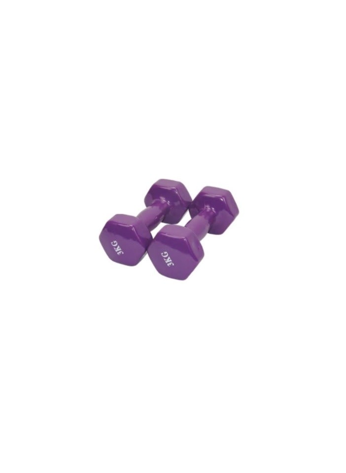 2×3 kg dumbbell weight set 3 kilograms - Image 1