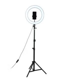 East Lady LED Photography Ring Light With Tripod Stand Black White  - Image 1