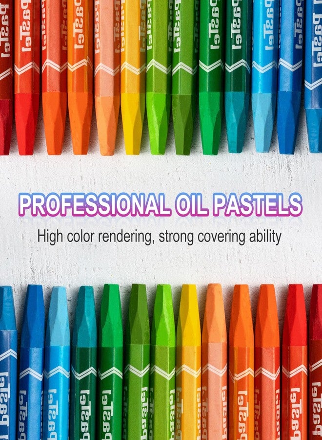 PATIKIL Chartreuse Oil Pastels, 12Pcs Soft Oil Crayons Vibrant and Creamy Pastels Stick Art Supplies for Art Painting Drawing Blending Graffiti for Artists Beginners - Image 3
