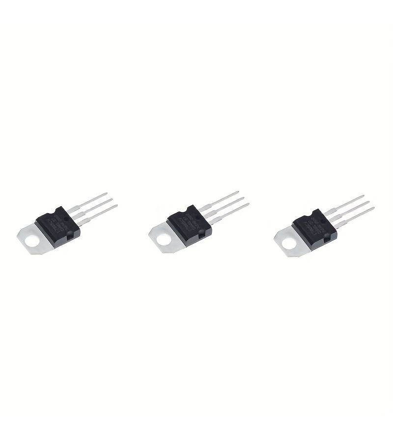 5 Pcs L7805CV Voltage Regulator 5V Fixed Output IC Three Terminal Voltage Regulator Robotics Components Compact Design Reliable Performance - Image 3