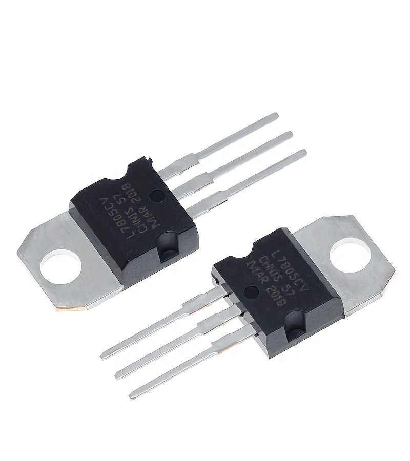 5 Pcs L7805CV Voltage Regulator 5V Fixed Output IC Three Terminal Voltage Regulator Robotics Components Compact Design Reliable Performance - Image 5