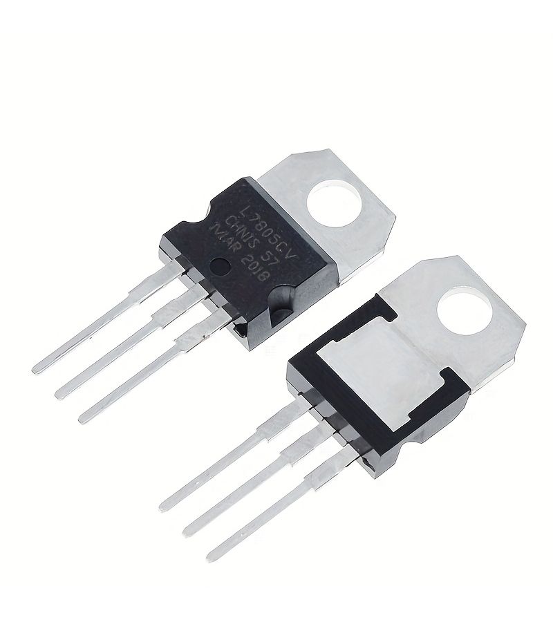 5 Pcs L7805CV Voltage Regulator 5V Fixed Output IC Three Terminal Voltage Regulator Robotics Components Compact Design Reliable Performance - Image 4