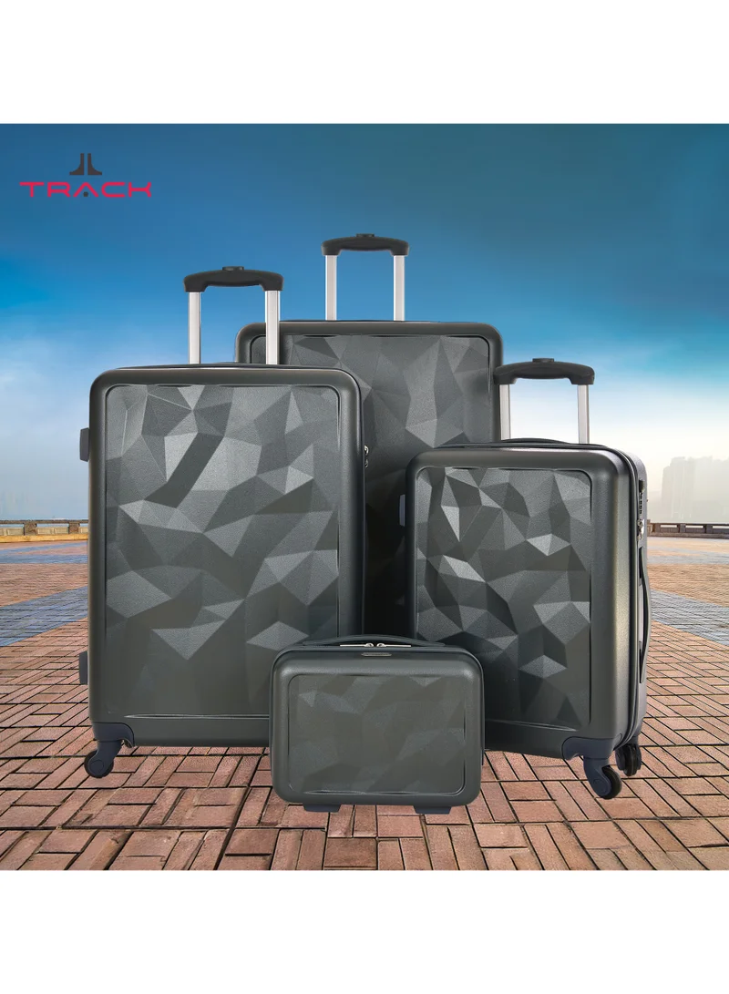 Track TRACK Luggage Set  of 4 pieces hard ABS materials  12/20/24/28 inch