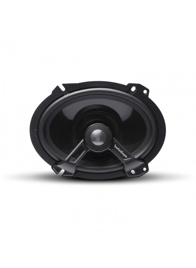 Rockford Fosgate Rockford Fosgate T1682 Power 6"x8" 2-Way Coaxial Full-Range Speakers - Black (Pair)  - Image 2
