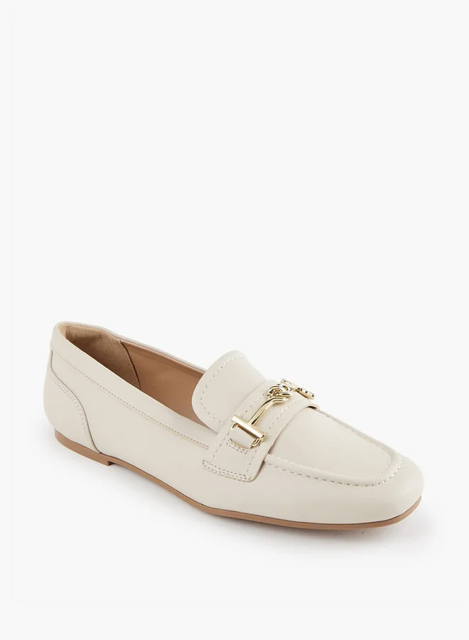 سيليست Women's Horsebit Detail Slip-On Loafers