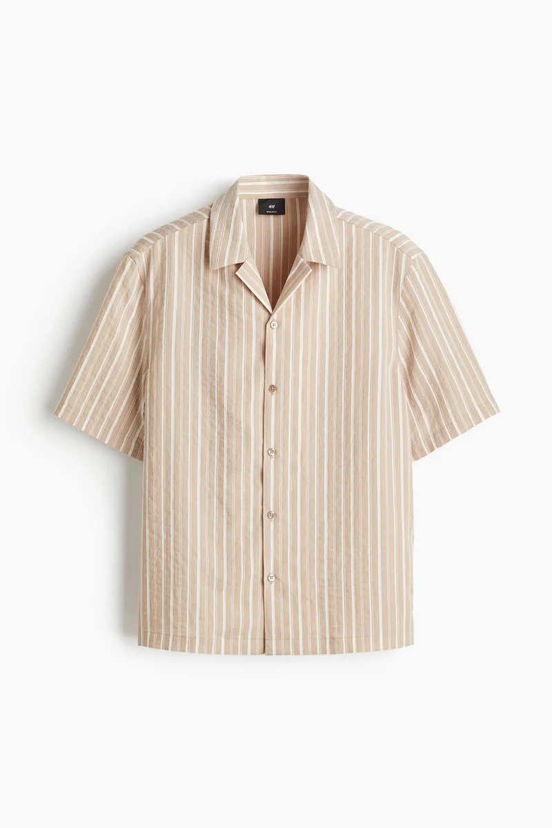H&M  Regular Fit Lyocell-blend resort shirt for Men | Best Price UAE