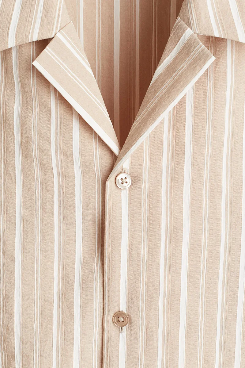 H&M  Regular Fit Lyocell-blend resort shirt for Men | Best Price UAE