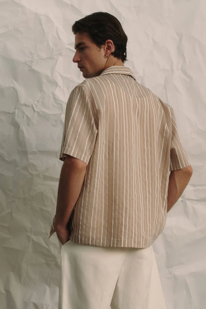 H&M  Regular Fit Lyocell-blend resort shirt for Men | Best Price UAE