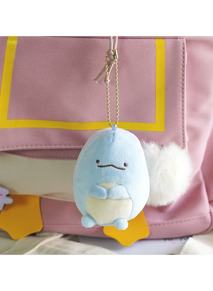 general Cute Corner Creatures Fried Shrimp Plush Keychain Doll, Cartoon Toy, and Bag Pendant