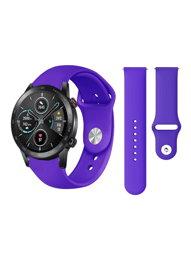 Perfii Replacement Band For Honor MagicWatch 2 46mm Purple - Image 2