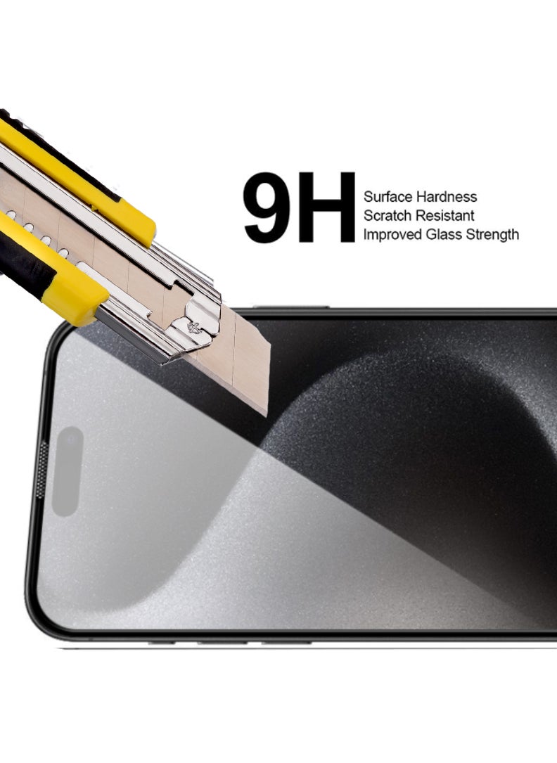 Case Up - Screen Protector For Apple iPhone 14 Pro 6.1 Inch 9H Hardness Tempered Glass Film, Bubble Free Easy Installation, Full Coverage, Anti Scratch And Touch Sensitive - Image 1