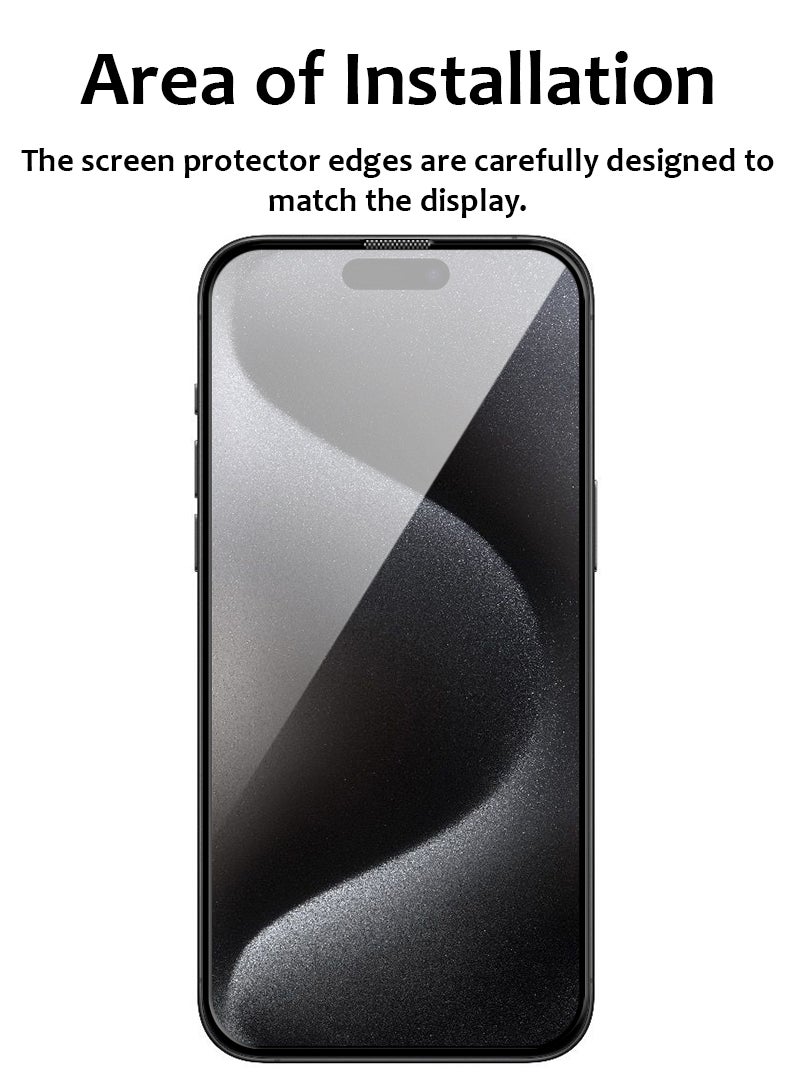 Case Up - Screen Protector For Apple iPhone 14 Pro 6.1 Inch 9H Hardness Tempered Glass Film, Bubble Free Easy Installation, Full Coverage, Anti Scratch And Touch Sensitive - Image 1