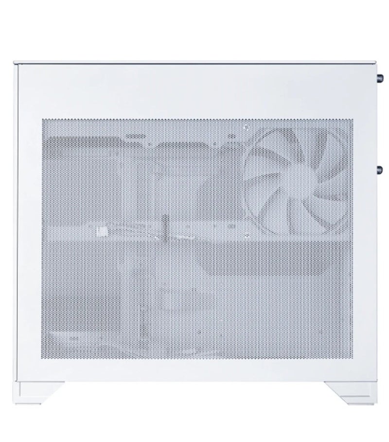 LIAN LI O11 VISION-M Micro-ATX PC Case, Dual-Chamber, 3-Sided Tempered Glass, 360mm Radiator, 410mm GPU Clearance, 162mm CPU Cooler, 12×120mm Fan Support, 140mm PWM Fan Included, USB-C, White | O11VMW - Image 4