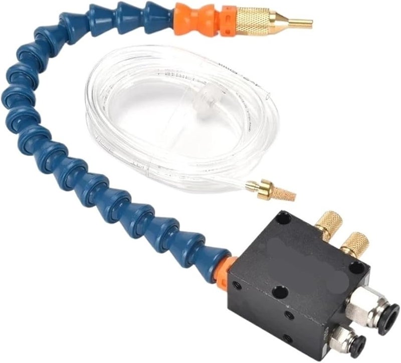 Metal Pipe Magnet Mist Coolant Lubrication Spray System For Lathe Milling Drill Engraving Machine Tool 8mm Pipe Cooling - Image 1