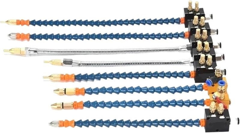 Metal Pipe Magnet Mist Coolant Lubrication Spray System For Lathe Milling Drill Engraving Machine Tool 8mm Pipe Cooling - Image 3