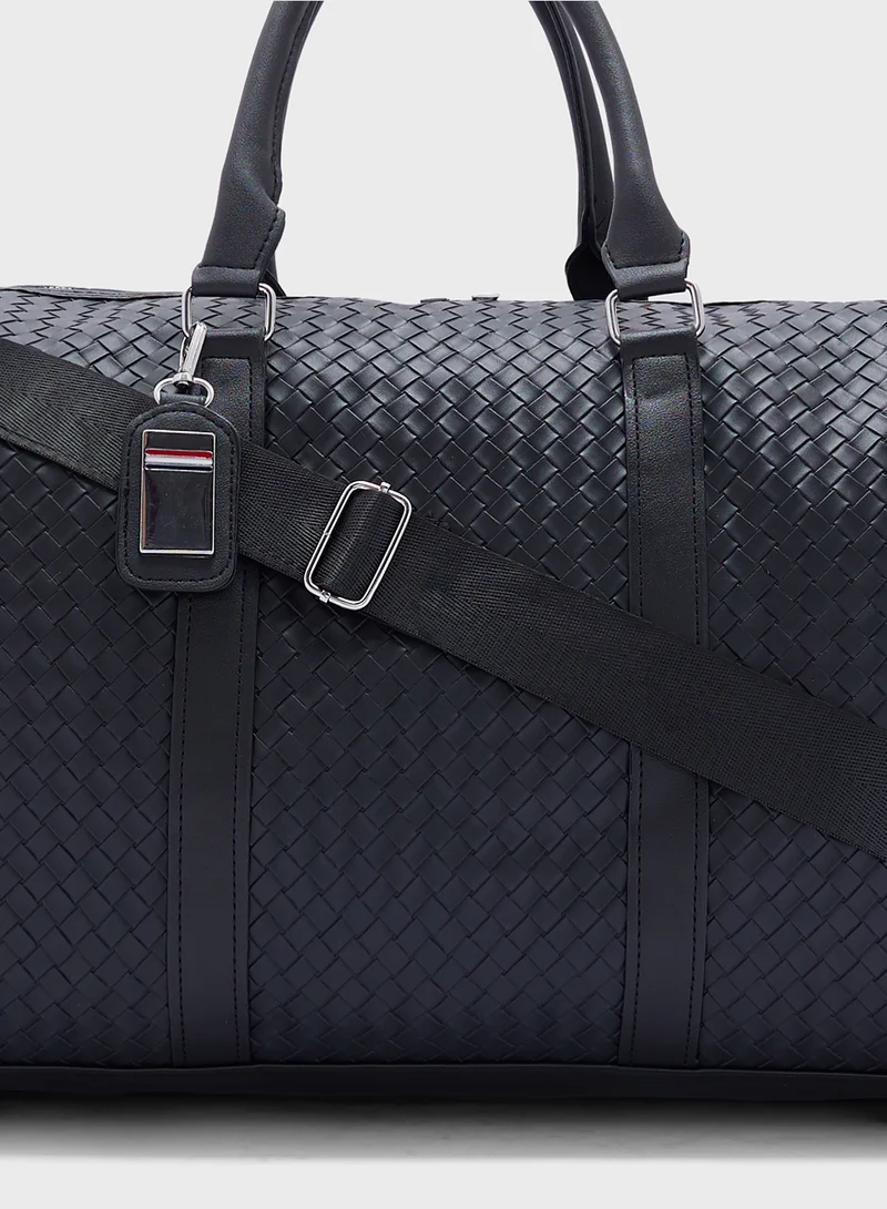 Robert Wood Textured Weekender Duffle Bag