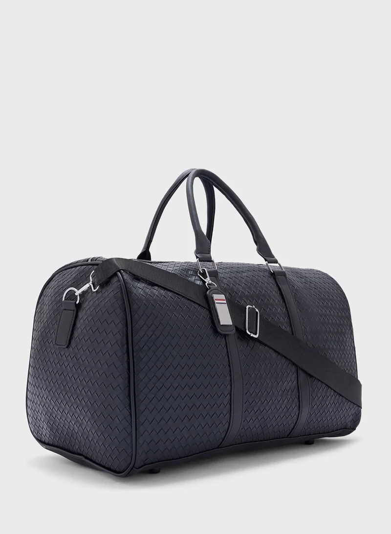 Robert Wood Textured Weekender Duffle Bag