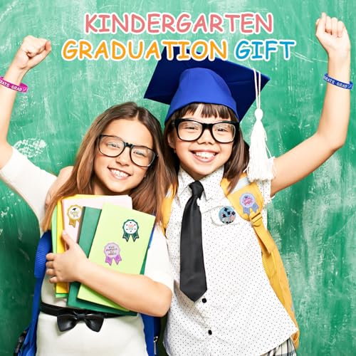fethwoin 120Pcs Kindergarten Graduation Gifts for Boys and Girls, 24 Sets Congrats Grad Preschool Graduation Gifts 2025, Kids Grad Wristbands Pins Presents for Pre k Graduation Party Decorations Favors - Image 4