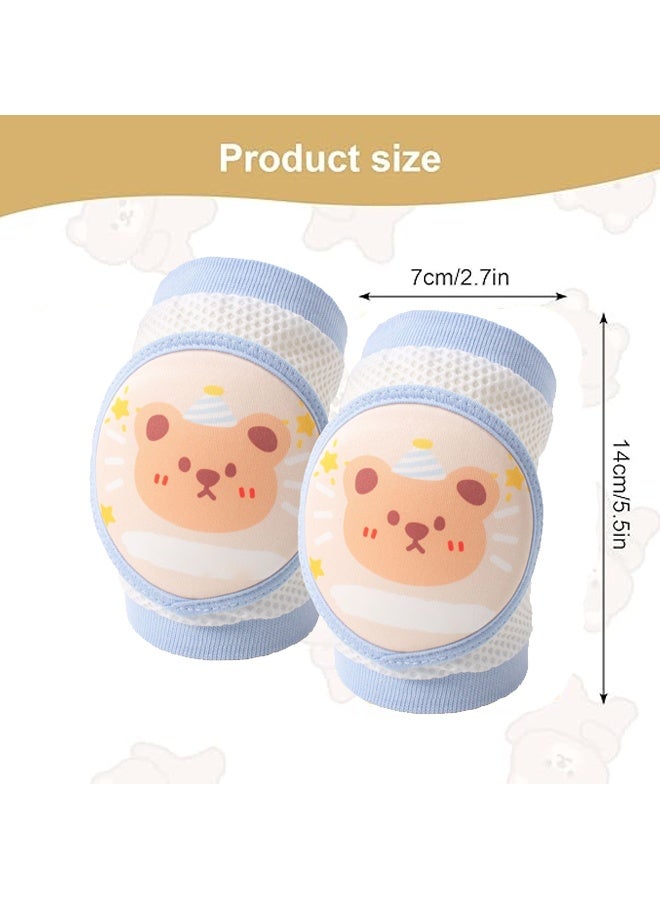 Vividorad Baby Knee Pads for Crawling,Breathable Summer Baby Crawling Knee Pads,Protect Infants & Toddlers Knees,Anti Slip High Elastic Soft Knee Pads,Baby Knee Pads for Crawling,Protectors Leg Warmers for Baby Toddler Girls Boys - Image 2