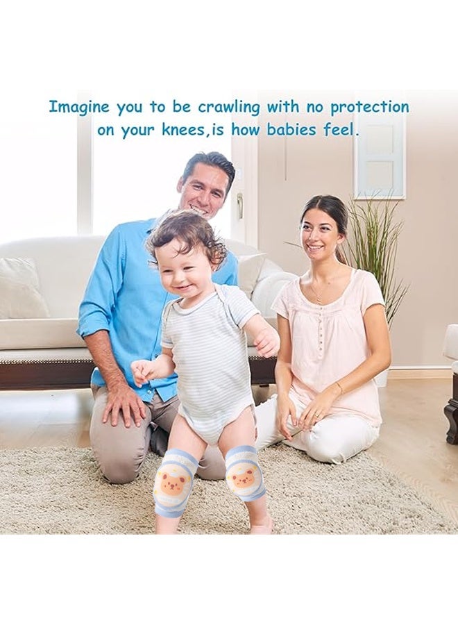 Vividorad Baby Knee Pads for Crawling,Breathable Summer Baby Crawling Knee Pads,Protect Infants & Toddlers Knees,Anti Slip High Elastic Soft Knee Pads,Baby Knee Pads for Crawling,Protectors Leg Warmers for Baby Toddler Girls Boys - Image 4