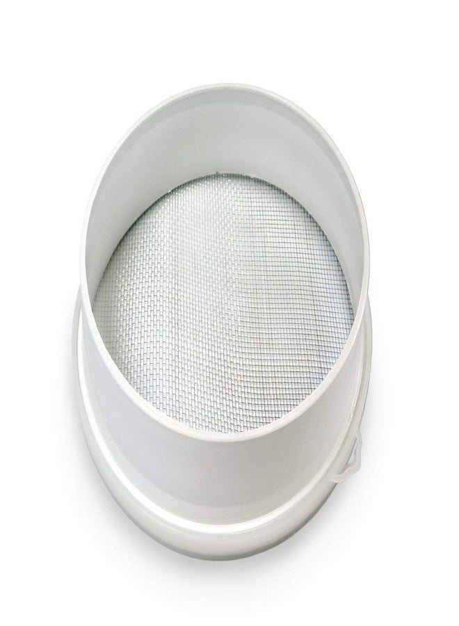 Tredoni 23cm/9" Couscous Sieve Strainer - Plastic Sieve Sifter, Stainless Steel 3mm Mesh, Multicolor - Image 1