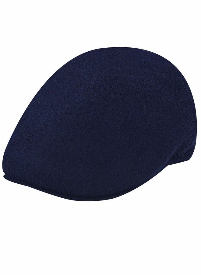 Kangol Wool 504 Hat for Men and Women, Medium, Dark Blue - Image 3