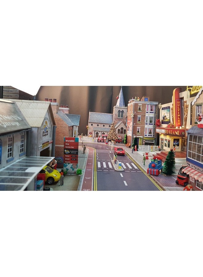 ذا سيتي بيلدر مجموعة صنع نماذج الطرق والأرصفة من الكرتون من CityBuilder بمقياس 1:43، 7 مم (رمادي)، كرتون، معدن - Image 5