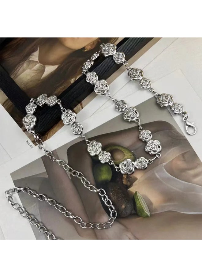 Generic Silver Metal Waist Belt - 115 CM - For Her  - Image 3