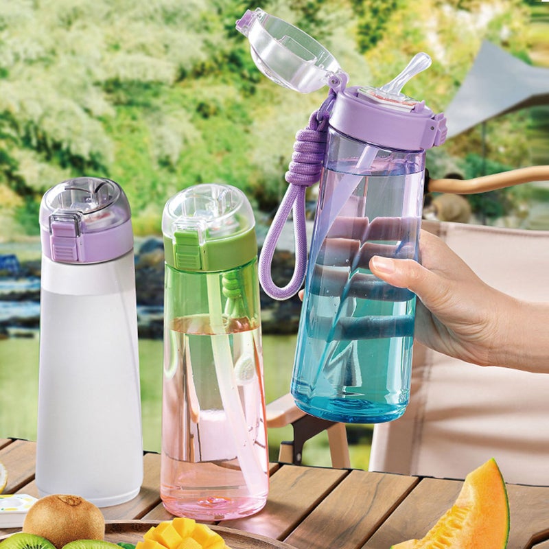 Tritan Sports Tumbler with Straw and Handle, 850ml, Gradient - Image 4