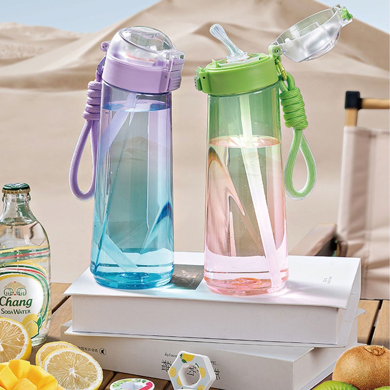 Tritan Sports Tumbler with Straw and Handle, 850ml, Gradient - Image 5