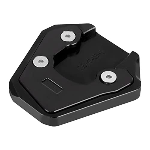 BAIONE Worldmotop Motorcycle Kickstand Pad Enlarger Extension Side Stand Plate Replacement for Suzuki GSX-S750 GSXS750 1000 GSX-S1000 GSX-S1000F Support Foot Pad (black) - Image 1